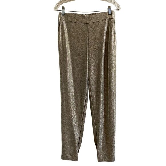 Brochu Walker Cowl Neck Sleeveless Nova Top + Rita Pull On Jogger Gold NWOT - Picture 10 of 13